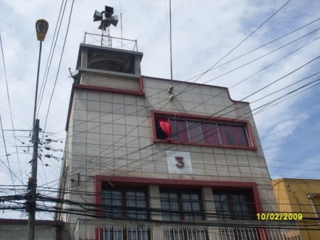 Frontis segundo y tercer piso (antiguo cuartel)