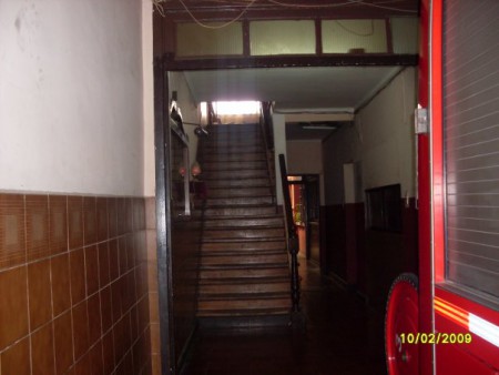 acceso al segundo piso desde Sala de Maquinas (antiguo cuartel)