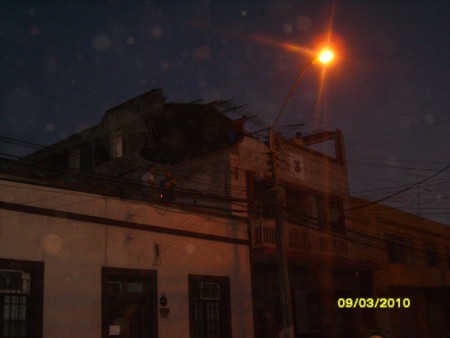 Trabajos de demolicion pos terremoto