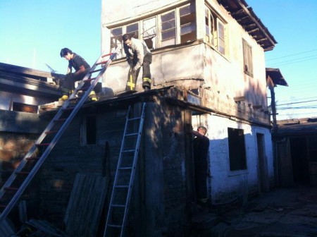 Trabajos de demolicion de taller mecanico