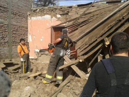 Trabajos de demolicion de taller mecanico
