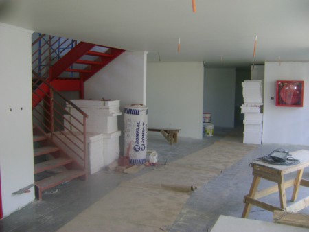 Sector de Recepcion de Cuartel Nuevo en construccio