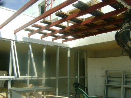 Patio Trasero de Nuevo Cuartel (trabajos de construccion)