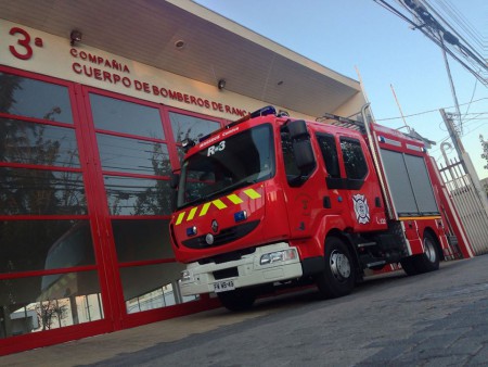 Frontis de Nuevo Cuartel, con nueva unidad de Rescate